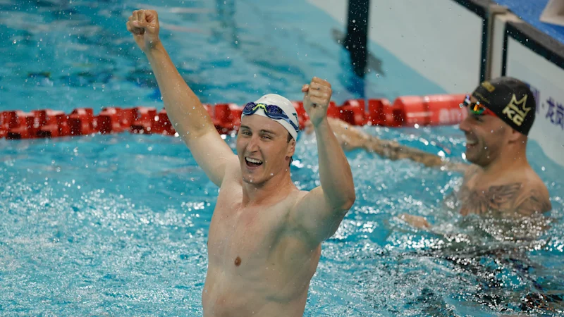 Cam McEvoy bat le record du monde du 50 m nage libre à l'Open de Chine
