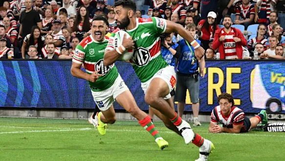 La star de South Sydney, Alex Johnston, serait le rêve de tout spécialiste du marketing s'il signait avec PNG.