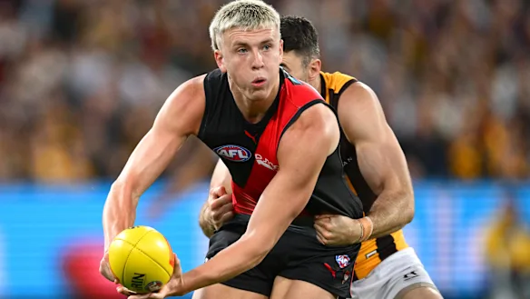 Nate Caddy est le grand espoir d'Essendon.