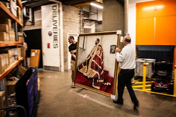 Entrée Archibald 2026 de Christopher Malouf. 