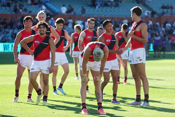 Les jeunes joueurs d'Essendon ont besoin de soutien, de conseils et de leadership