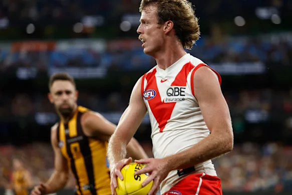 Nick Blakey n'a raté aucun match depuis la signature d'un contrat à long terme et sa forme est solide.