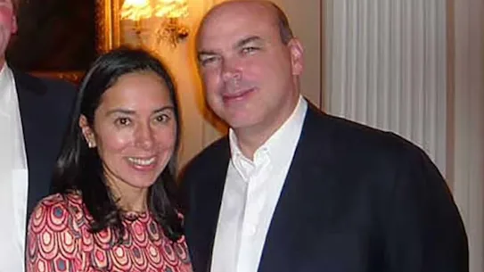 Photo d'Angela Bacares Lynch, veuve du milliardaire Mike Lynch.