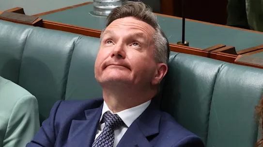 Lundi, le ministre de l'Energie Chris Bowen.