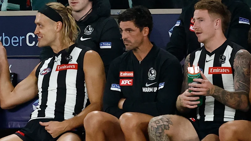 Le mystère entoure les blessures des stars des Collingwood Magpies Darcy Moore et Scott Pendlebury après leur impressionnant contre Toby Greene et les GWS Giants au Marvel Stadium