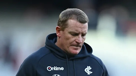 L'entraîneur du Carlton, Michael Voss, a vu son équipe prendre une nouvelle avance de plus de 40 points dimanche.