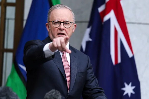 Premier ministre Anthony Albanese.