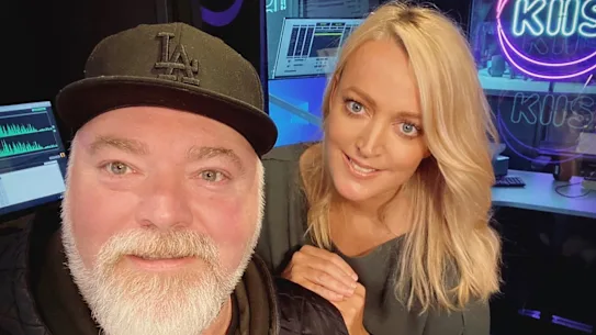 Dans des temps plus heureux (seulement en novembre dernier) : Kyle Sandilands et Jackie O Henderson.
