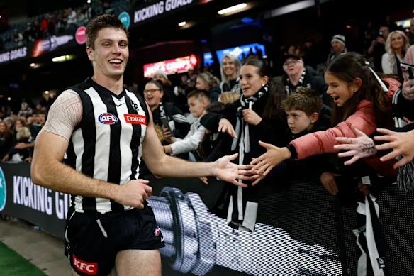 Oscar Steene semble être l'un des bénéficiaires des nouvelles règles de ruck de l'AFL.