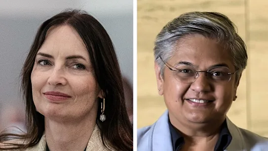 Géraldine Slattery et Vandita Pant.