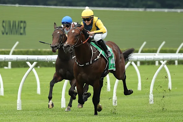 Rachel King gagne sur Warwoven à Randwick le 20 décembre.
