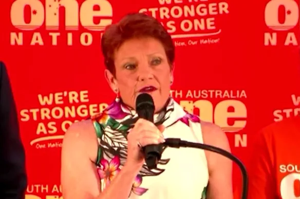 Pauline Hanson a déclaré que la solide performance de One Nation aux élections en Australie-Méridionale n'était qu'un début.