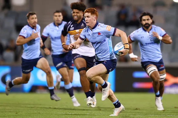 Sid Harvey a été la star des Waratahs lors de leur victoire contre les Brumbies vendredi soir.
