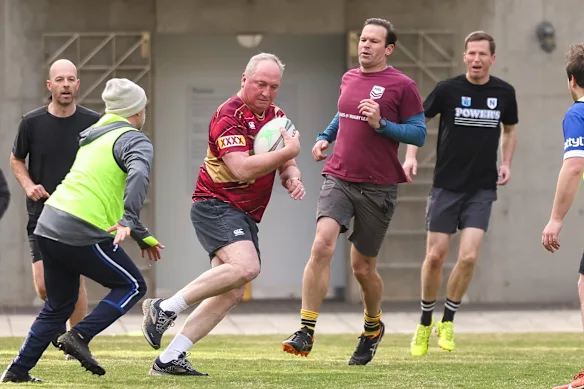 Barnaby Joyce et son ancien chef de cabinet Canavan lorsqu'ils faisaient partie de la même équipe.