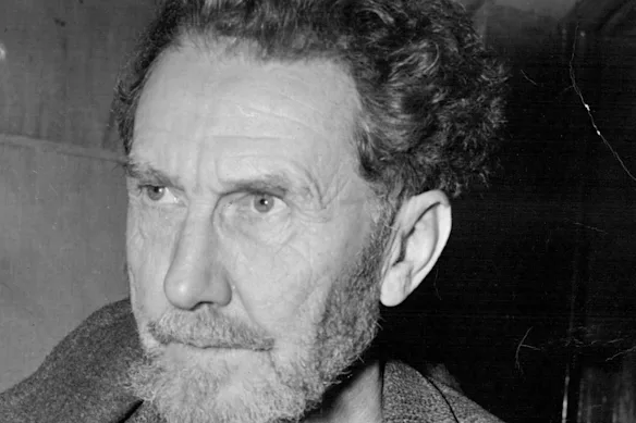 Poète Ezra Pound en 1957.