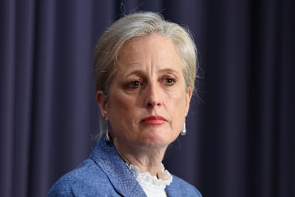 La ministre de la Fonction publique Katy Gallagher. 
