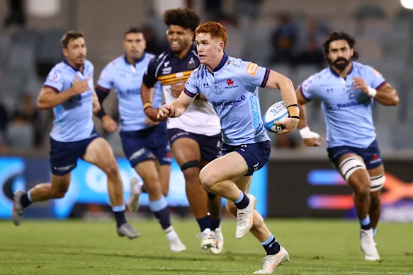 Sid Harvey attaque contre les Brumbies vendredi soir.
