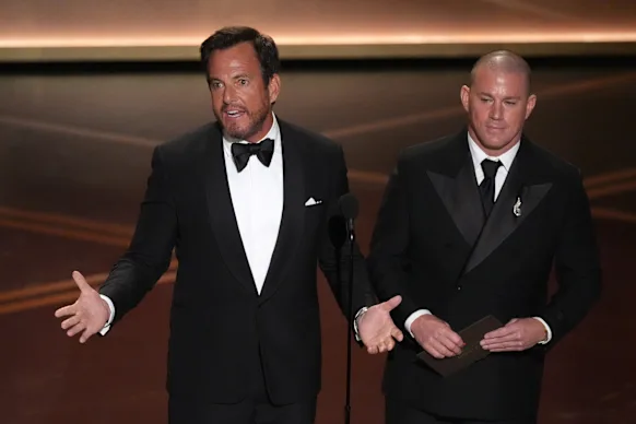 Will Arnett a fait un point poignant en présentant le meilleur court métrage d'animation avec Channing Tatum.