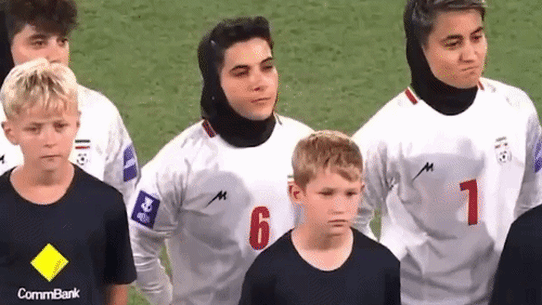 L'équipe féminine d'Iran.
