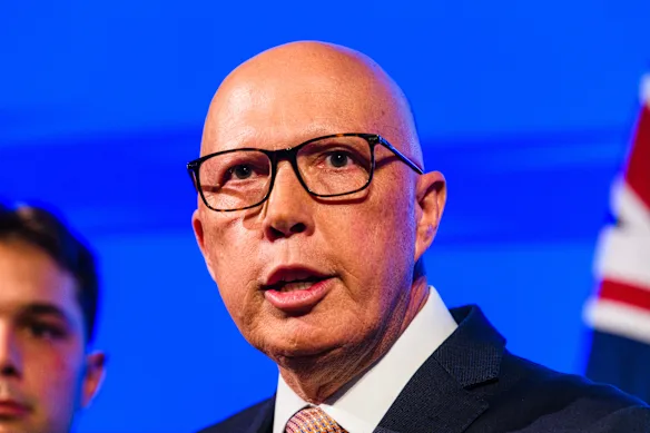 L'ancien chef du Parti libéral Peter Dutton.