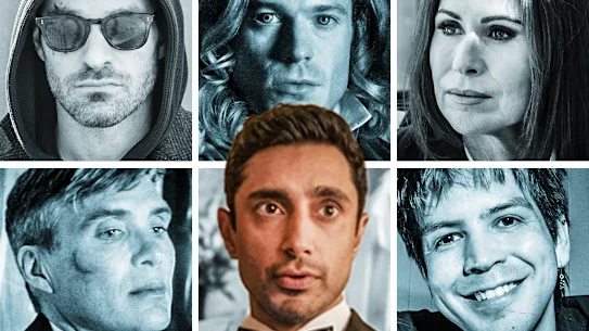 Que diffuser cette semaine (dans le sens des aiguilles d'une montre en partant du coin supérieur gauche) : Daredevil : Born Again ; Entretien avec le vampire ; La frontière ; Théories des couleurs avec Julio Torres ; Appât; et Peaky Blinders : L'Homme Immortel.