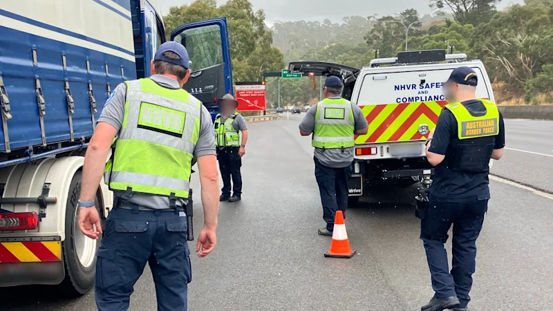 Les forces frontalières australiennes annulent les visas des camionneurs dans le cadre d'une répression à l'échelle nationale