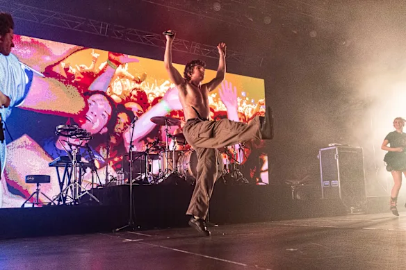 Tourniquet jouant au Hordern Pavilion de Sydney en janvier. 