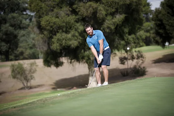 Akermanis (photo) a été banni de plusieurs terrains de golf.