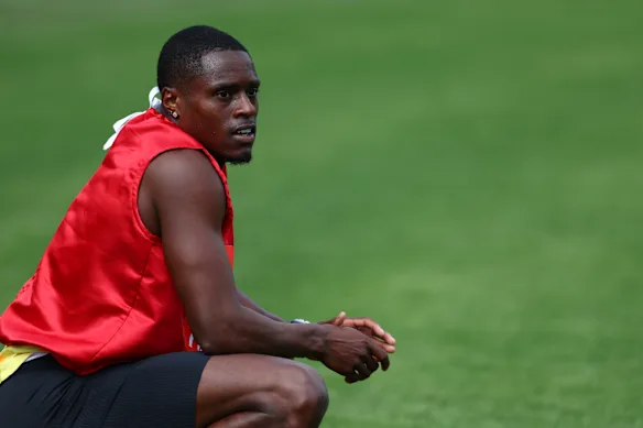 Christian Coleman accepte sa défaite en demi-finale à Stawell.