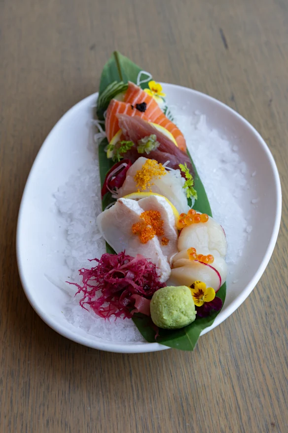 Le sashimi mixte chez Robata