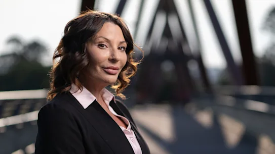 Lisa Wildman, partisane de One Nation, à Penrith.