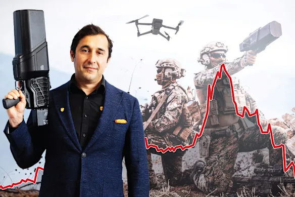 Les actions de DroneShield ont plongé l'année dernière après que le PDG Oleg Vornik a vendu toutes ses actions dans la société. Il a désormais quitté le groupe.