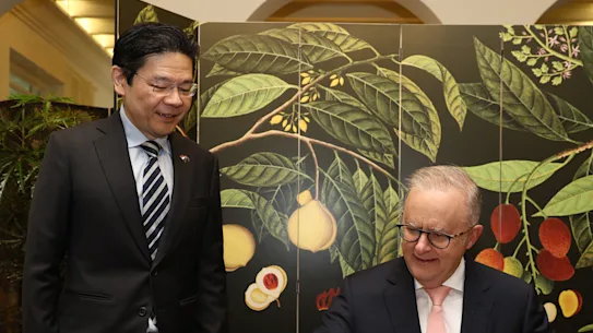 Lawrence Wong et Anthony Albanese signent l’accord – 