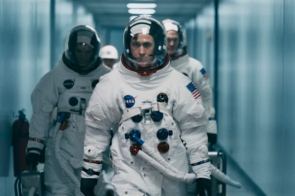 Ryan Gosling dans le rôle de Neil Armstrong dans First Man.