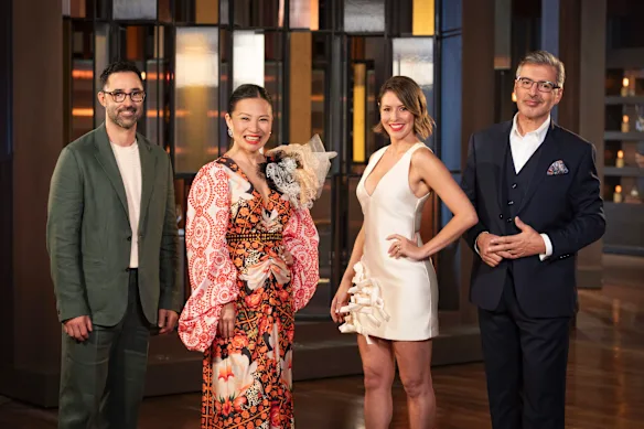 Juges MasterChef Australia 2025 : Andy Allen, Poh Ling Yeow, Sofia Levin et Jean-Christophe Novelli.