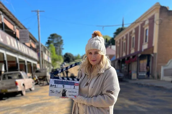 Rebel Wilson sur le tournage de The Deb.
