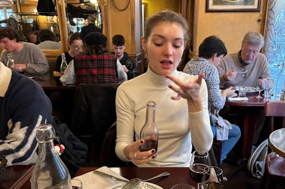 Grace O'Sullivan à Paris.