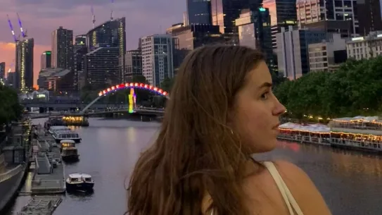 Élyne Le Faou à Melbourne.