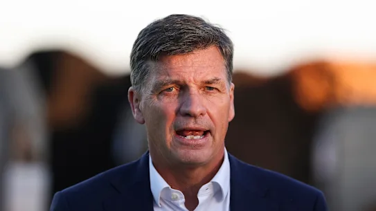 Le chef de l'opposition Angus Taylor.