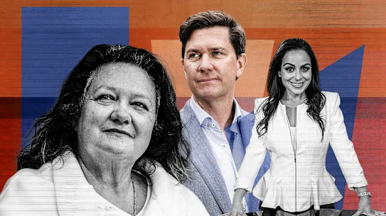 Gina Rinehart, John Hancock et Rita Panahi