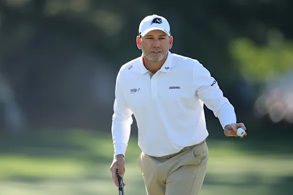 Sergio Garcia, de l'Espagne.