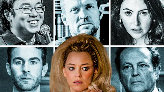 Que diffuser cette semaine (dans le sens des aiguilles d'une montre en partant du coin supérieur gauche) : Aaron Chen - Funny Garden ; Harry Hole de Jo Nesbo ; Saturday Night Live UK : Mike et Nick et Nick et Alice ; La femme miniature ; et Les Garçons.