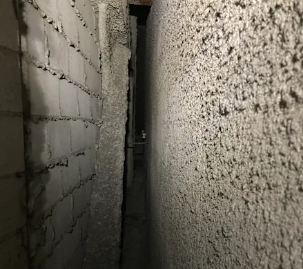 À l’intérieur de l’espace qui est devenu l’appartement secret du centre commercial.