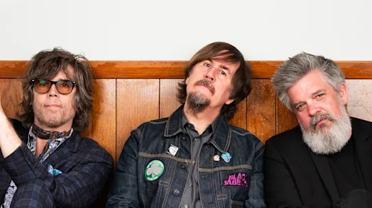 Les chèvres de montagne : Jon Wurster, John Darnielle et Matt Douglas.