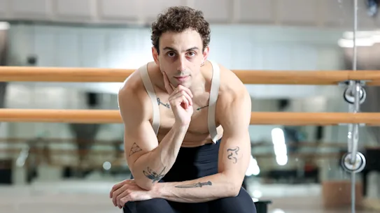 Le danseur Marcus Morelli