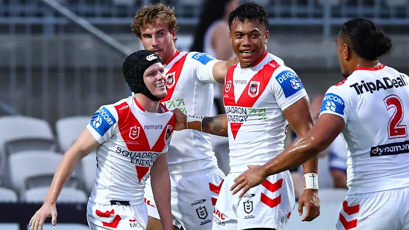 Kade Reed, débutant des St George Illawarra Dragons, prêt pour l'initiation de l'Anzac Day contre les Sydney Roosters