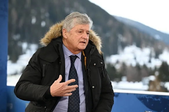 Le ministre français du Commerce extérieur, Nicolas Forissier, s'exprimant lors d'une interview télévisée en janvier.