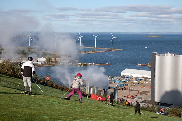 Il y a une belle vue depuis CopenHill.