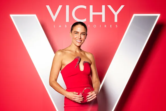 Mannequin et acteur australien Jodi Gordon, ambassadeur des Laboratoires Vichy.