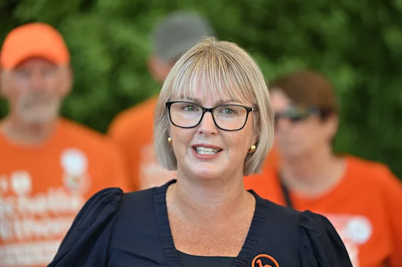 Candidate indépendante pour Farrer Michelle Milthorpe.